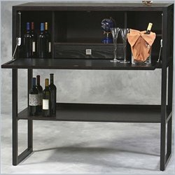 Linon - Alden Black Ash Bar
