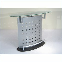 Diamond Sofa HB-23A Silver Bar Table