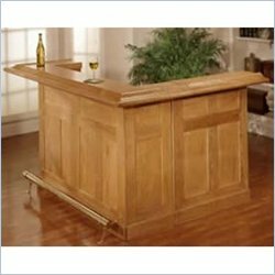 Hillsdale Large Oak Wrap Around Bar